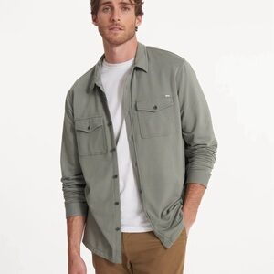 WORN ONCE. VUORI BOULEVARD SHIRT JACKET.